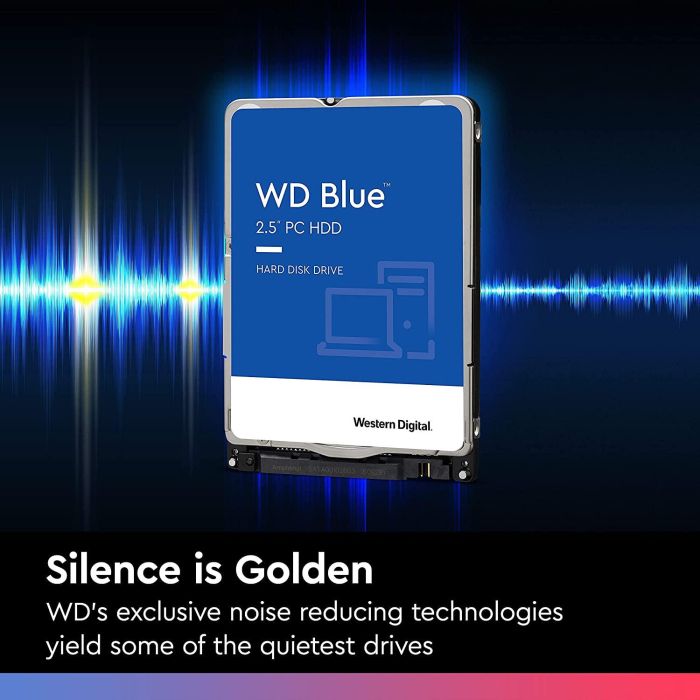 Western Digital Disco Duro Interno Blue 1TB 2.5" SATA III 5400 RPM 128MB Cache para PC 2