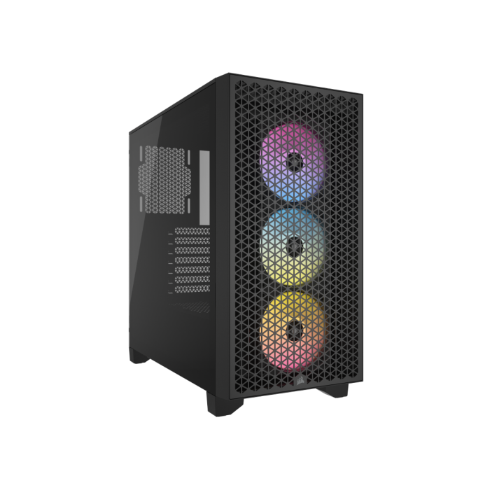 Caja Corsair 3000D Airflow Mid-Tower Cristal Templado Negra CC-9011251-WW 1 Caja Corsair 3000D Airflow Mid-Tower Cristal Templado Negra CC-9011251-WW 1