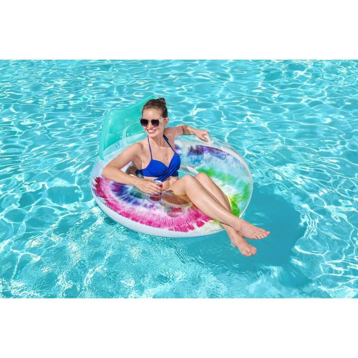 Boya - Bestway - Multicolor - Diámetro 117 cm - Con reposacabezas, asas y portavasos 11 Boya - Bestway - Multicolor - Diámetro 117 cm - Con reposacabezas, asas y portavasos 11