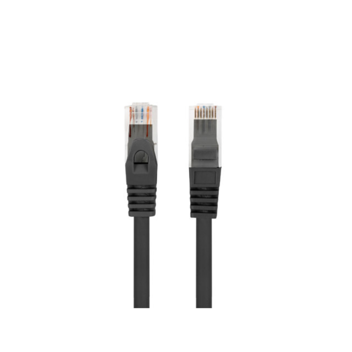 Lanberg PCU6-10CU-0025-BK Latiguillo de Red Cat.6 F/UTP RJ-45 Macho/Macho 0,25 m 10 Gbps 250 MHz AWG26 Negro LSZH