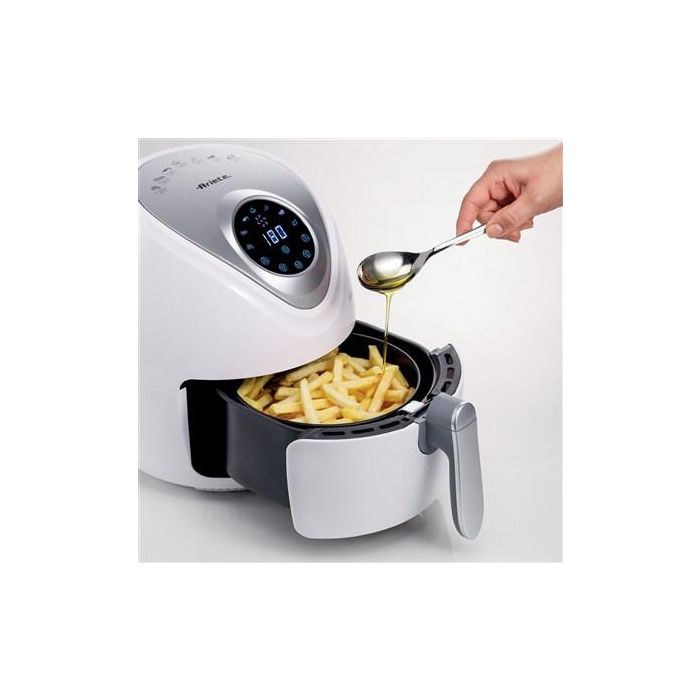 Ariete Freidora de Aire 4616/03 Blanca con Pantalla LCD Táctil, Cocina Saludable con Menos Grasa 1