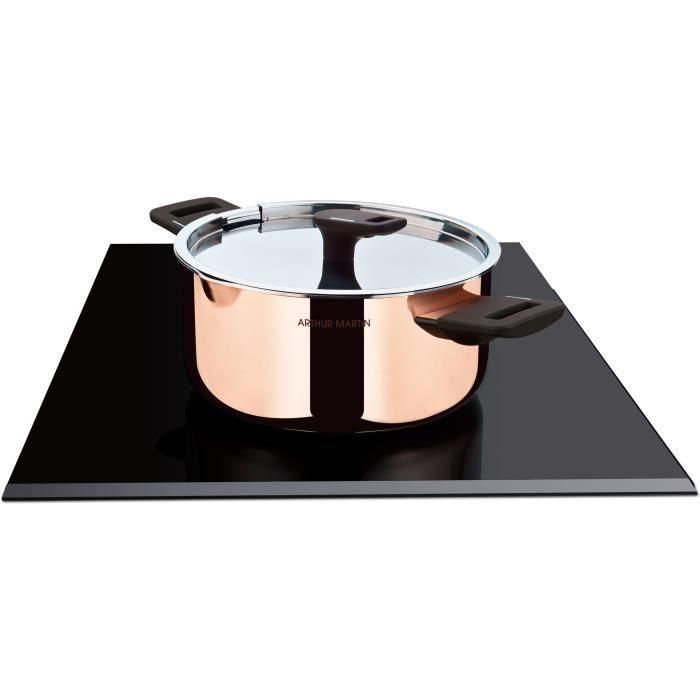 Arthur Martin AM945GT Olla holandesa 24 cm - 3 capas triple acción: Cobre, Aluminio, Acero Inoxidable - Todas las fuentes de calor, incluida la inducción 4 Arthur Martin AM945GT Olla holandesa 24 cm - 3 capas triple acción: Cobre, Aluminio, Acero Inoxidable - Todas las fuentes de calor, incluida la inducción 4
