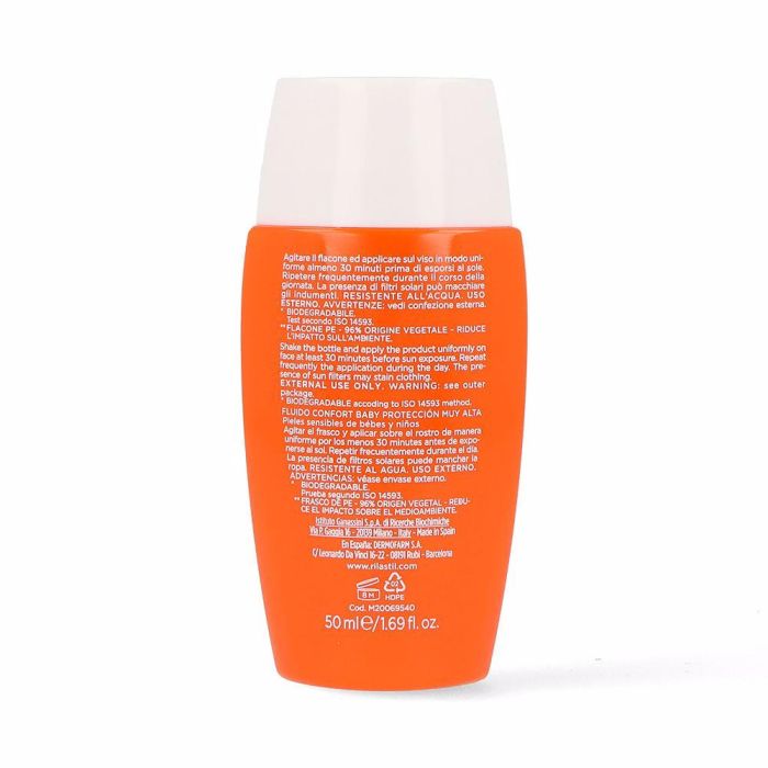 Rilastil SUN SYSTEM SPF50+ BABY comfort Protector Solar Facial y Corporal Bebé Pieles Sensibles e Atópicas 50 ml