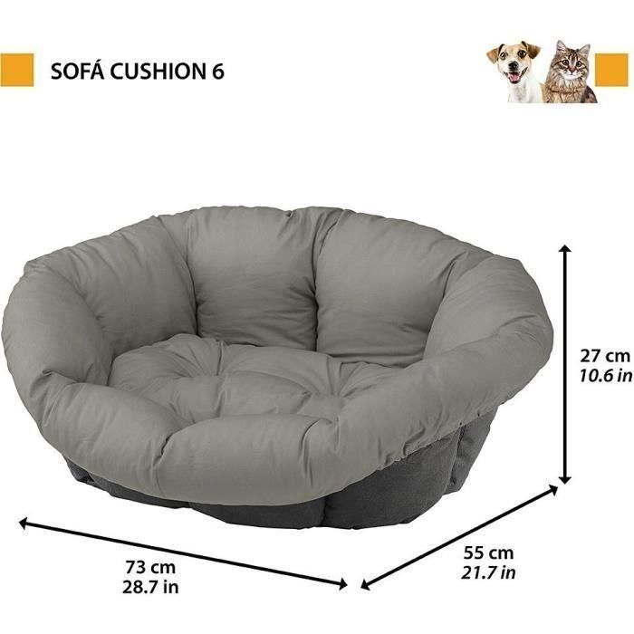 Ferplast Funda Spare Sofa 6 Dove Gris 4 Ferplast Funda Spare Sofa 6 Dove Gris 4