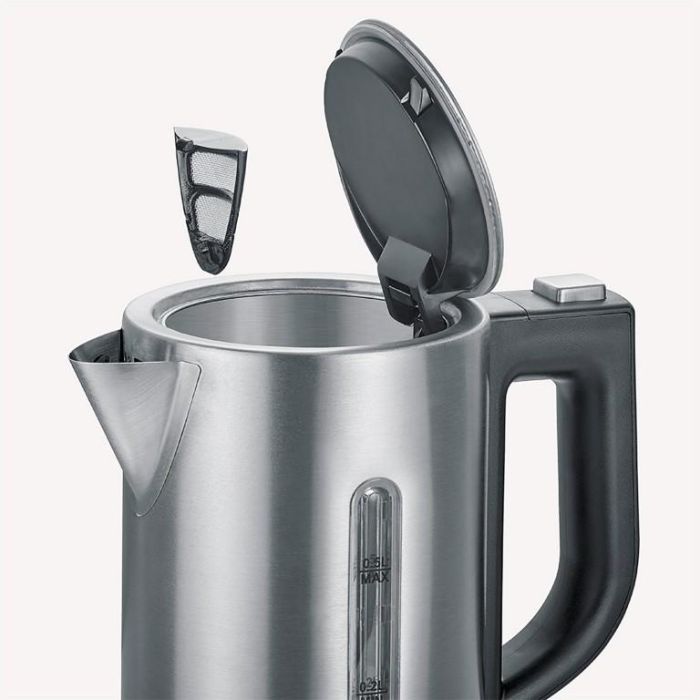 Severin WK3647 Hervidor de Viaje 0.5 L 1100 W Acero Inox. Negro Kit con 2 Tazas Voltaje Conmutable 115/230V Libre BPA 2 Severin WK3647 Hervidor de Viaje 0.5 L 1100 W Acero Inox. Negro Kit con 2 Tazas Voltaje Conmutable 115/230V Libre BPA 2