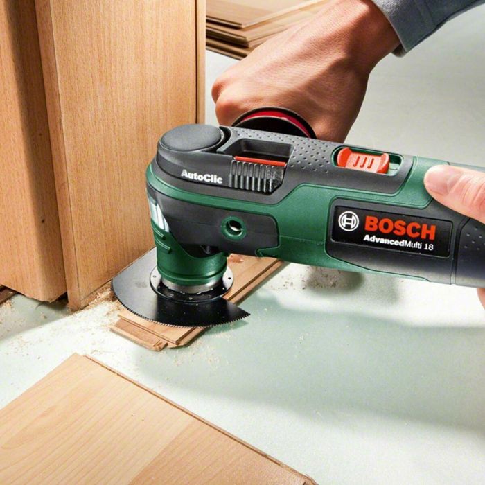 Bosch AdvancedMulti 18-18 Herramienta Multifunción Oscilante 18V 2.5Ah con Batería, Cargador y Accesorios 2 Bosch AdvancedMulti 18-18 Herramienta Multifunción Oscilante 18V 2.5Ah con Batería, Cargador y Accesorios 2