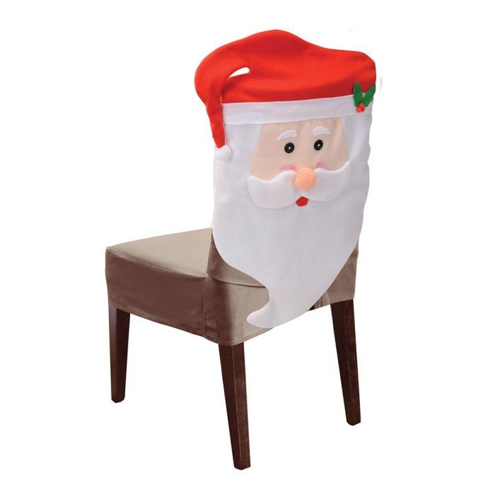 Funda de Silla Fieltro Santa Claus 45x73cm Funda de Silla Fieltro Santa Claus 45x73cm