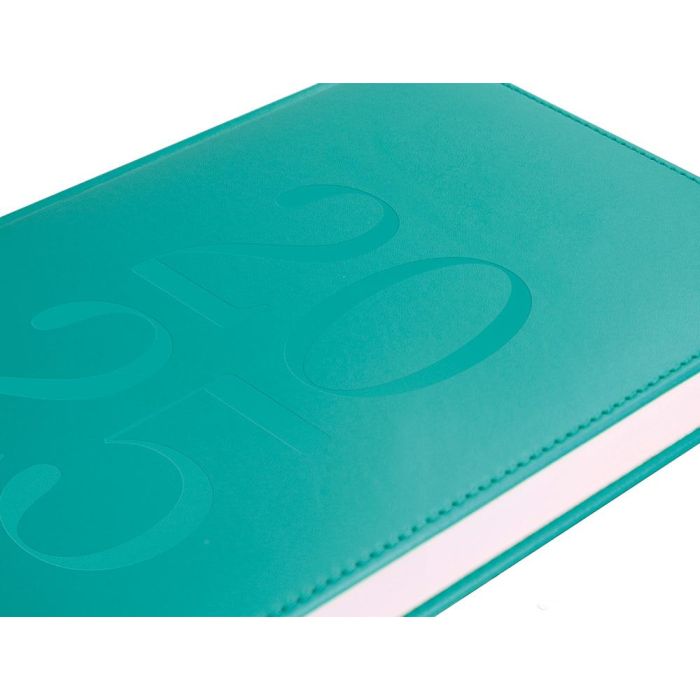 Agenda Encuadernada Liderpapel Creta 170x240 mm 2025 Dia Pagina Color Turquesa Papel 70 gr 5