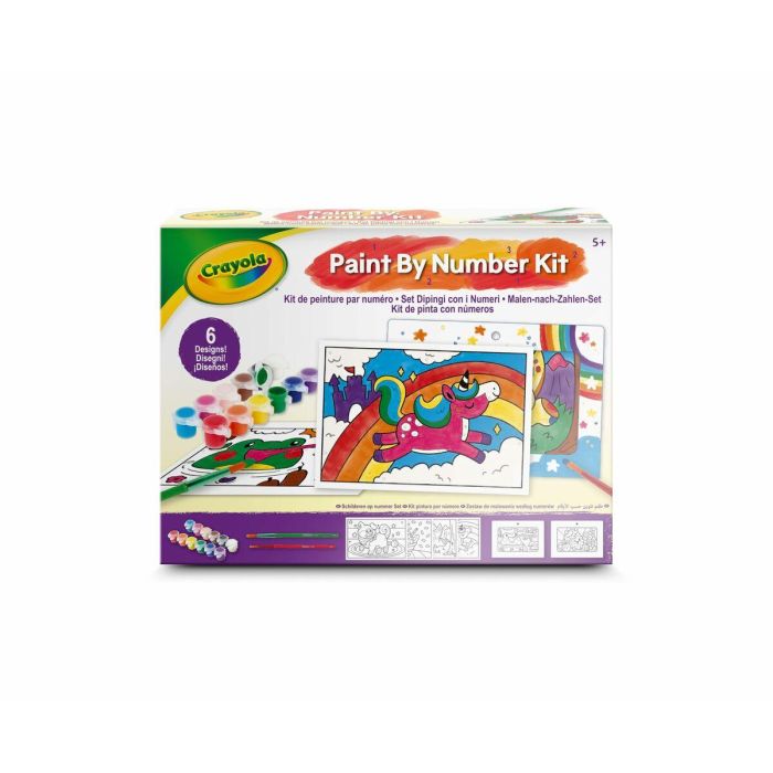 Crayola Mis Primeras Creaciones - Set Pinta por Números para Niños a partir de 5 años 6 Crayola Mis Primeras Creaciones - Set Pinta por Números para Niños a partir de 5 años 6