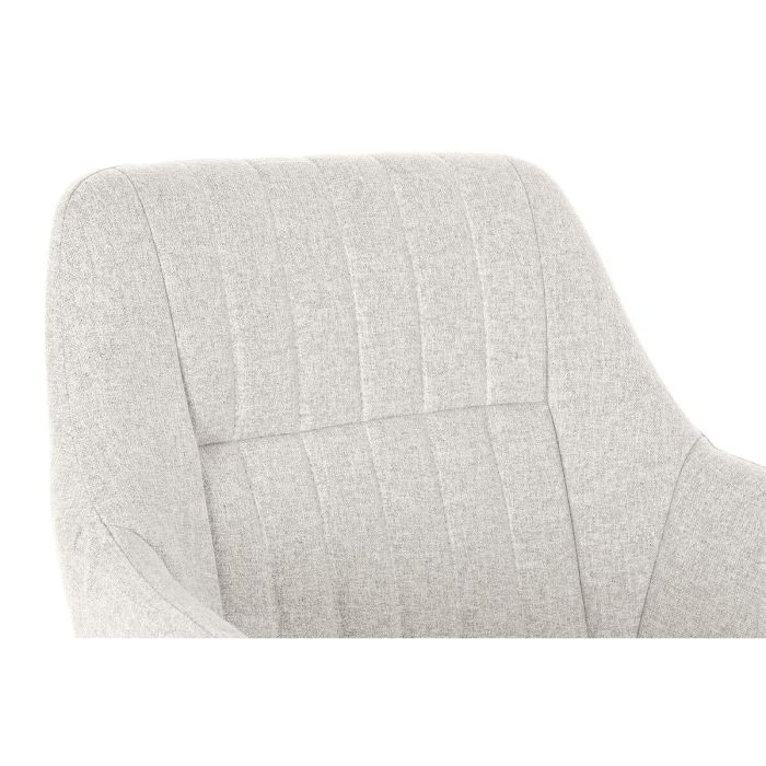 DKD Home Decor Silla Scandi Beige Poliéster Metal 78x59.5x60.5cm Altura asiento 47cm Peso máx. 100kg 5 DKD Home Decor Silla Scandi Beige Poliéster Metal 78x59.5x60.5cm Altura asiento 47cm Peso máx. 100kg 5