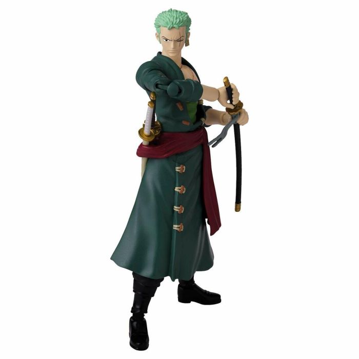 BANDAI Anime Heroes - One Piece - Figura de anime heroes 17 cm - Roronoa Zoro 4