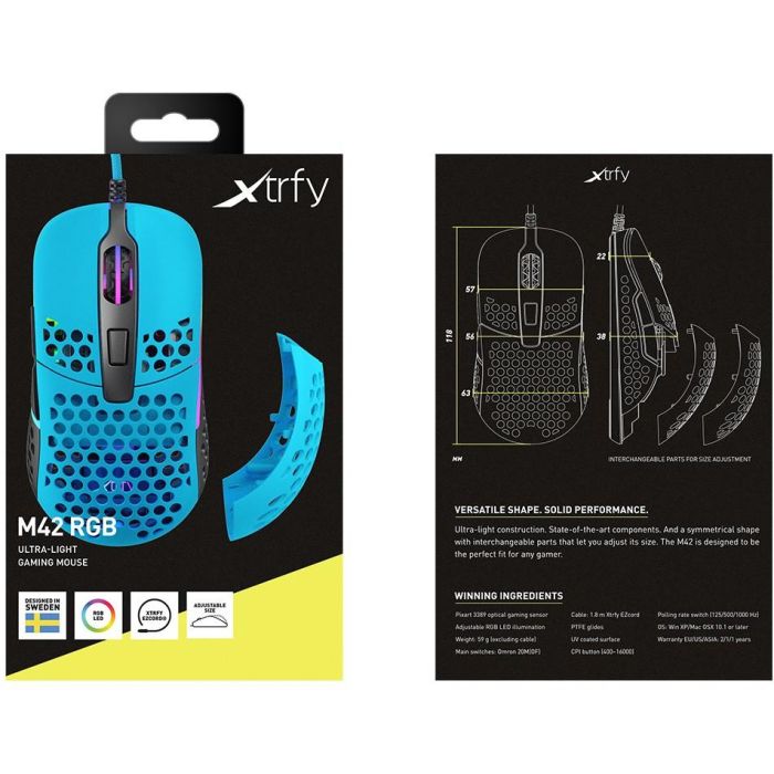 CHERRY Xtrfy MSM M42 RGB Corded blau 15
