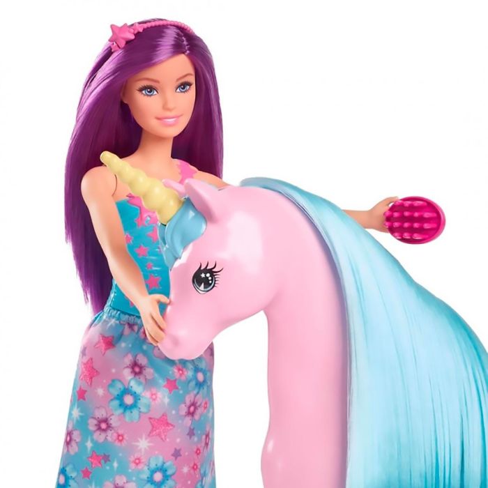 Muñeca Barbie Y Su Unicornio Hyt62 Mattel 2