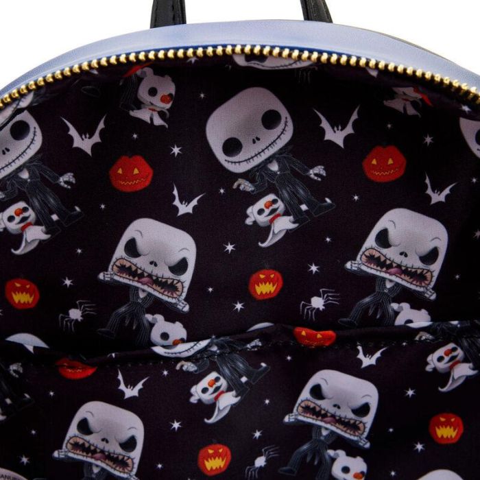 Mochila Jack Skellington Pesadilla Antes de Navidad Disney Loungefly 30cm 5 Mochila Jack Skellington Pesadilla Antes de Navidad Disney Loungefly 30cm 5