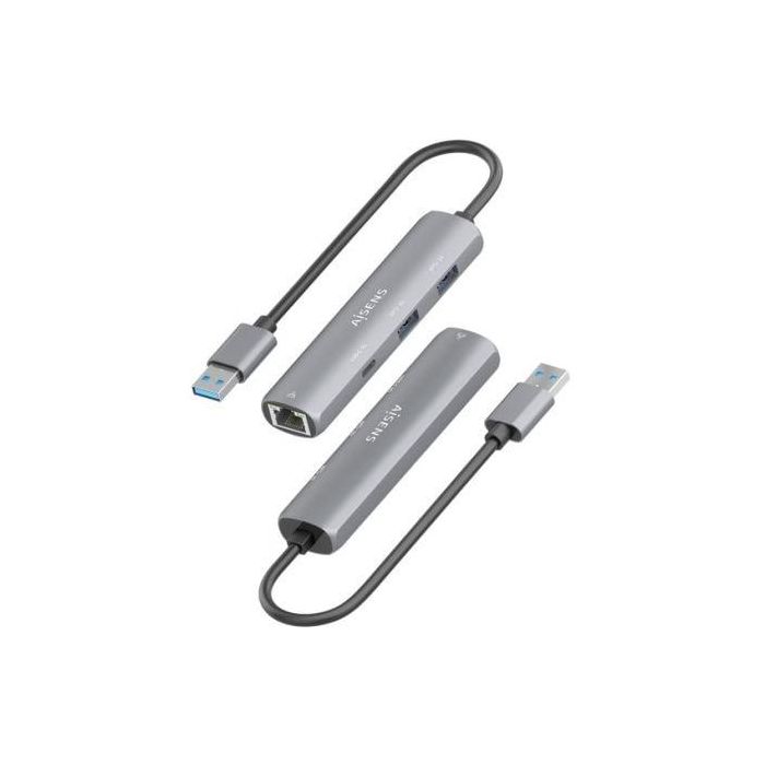 Hub USB Aisens ASUC-4P035-GR/ 1xUSB Tipo-C/ 2xUSB/ 1xRJ45/ Gris 2 Hub USB Aisens ASUC-4P035-GR/ 1xUSB Tipo-C/ 2xUSB/ 1xRJ45/ Gris 2