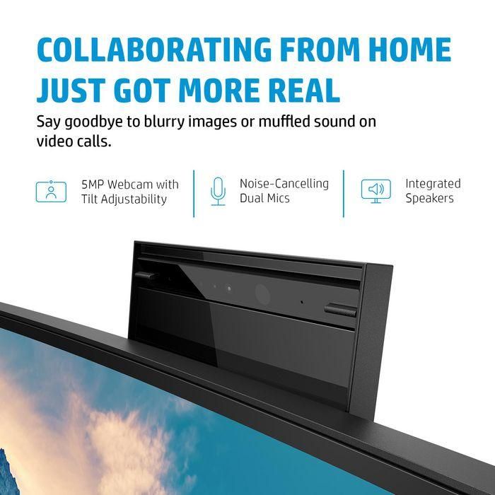 HP E34m G4 Monitor WQHD Curvo USB-C para Conferencias, Certificado Zoom, Webcam 5MP, Altavoces, Mics, Carga 65W 4