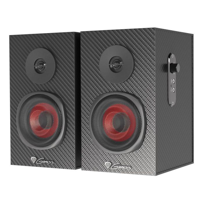 GENESIS Helium 200 - Altavoces 2.0 Canales de 1 Vía Alámbricos para Mesa/Estante 20W Madera Negro/Rojo 1 GENESIS Helium 200 - Altavoces 2.0 Canales de 1 Vía Alámbricos para Mesa/Estante 20W Madera Negro/Rojo 1