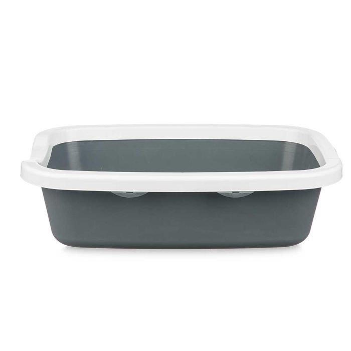 Arenero Plastico 58X38Cm Con Pala Antracita Mascow (11 Unidades) 2 Arenero Plastico 58X38Cm Con Pala Antracita Mascow (11 Unidades) 2