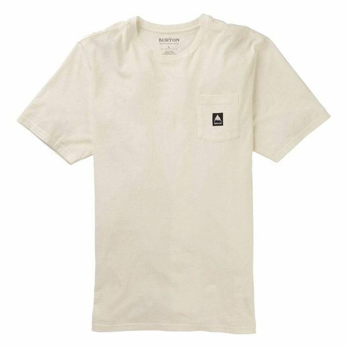 Camiseta de Manga Corta Hombre Burton Colfax Blanco Unisex