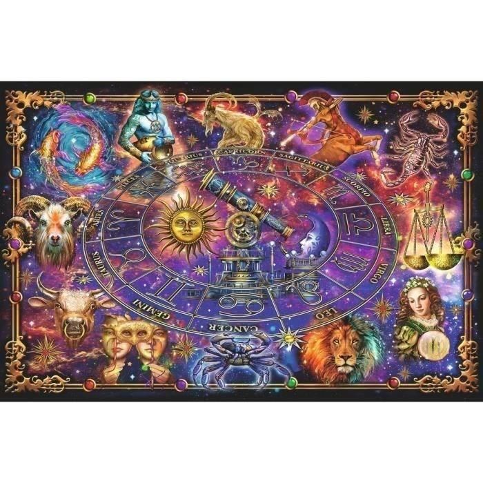 Ravensburger Puzzle 3000 piezas - Signos del Zodíaco para adultos - Ideal para relajación a partir de 14 años