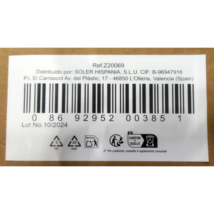 Lav Set 2 Ceniceros Redondo 7.5 cm Colección Ceniceros Lav (24 Cajas)