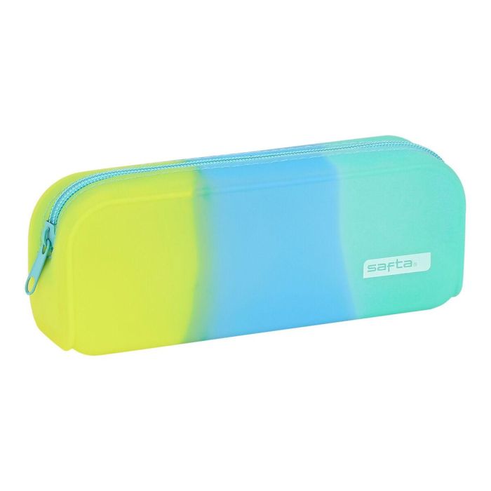 Estuche Escolar Safta Azul Verde Amarillo (18.5 x 7.5 x 5.5 cm) 0 Estuche Escolar Safta Azul Verde Amarillo (18.5 x 7.5 x 5.5 cm) 0