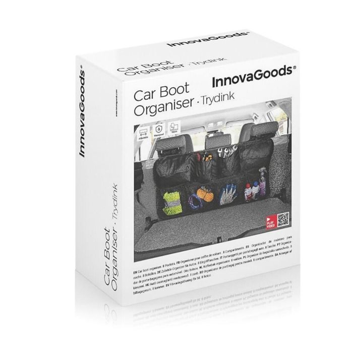 Organizador de Maletero de Coche Trydink InnovaGoods 1 Organizador de Maletero de Coche Trydink InnovaGoods 1