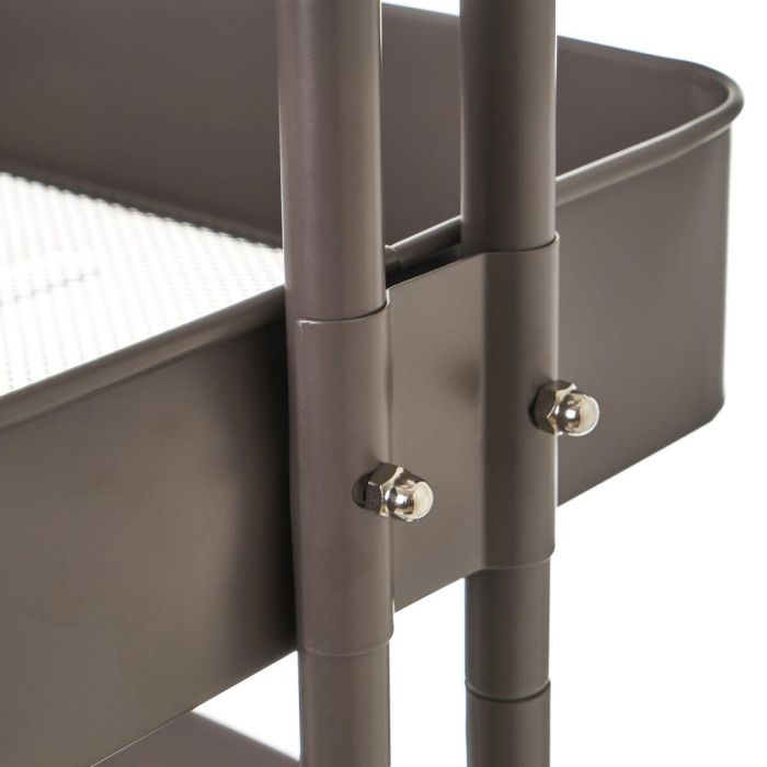 Carrito Verdulero Gris Metal 44 x 36 x 73 cm 4 Carrito Verdulero Gris Metal 44 x 36 x 73 cm 4