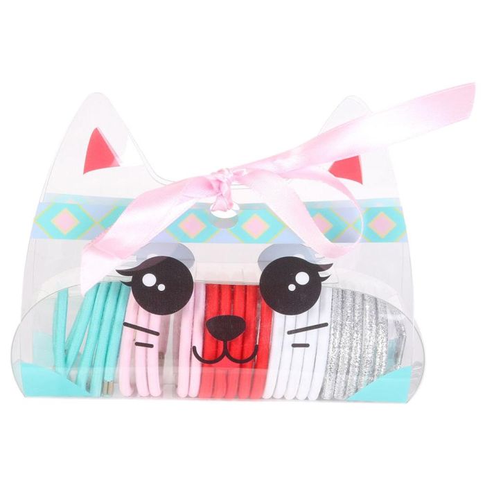 Tom et Zoe Juego de 25 Gomas de Pelo Elásticas para Niñas con Diseños de Gato, Unicornio y Cisne 3