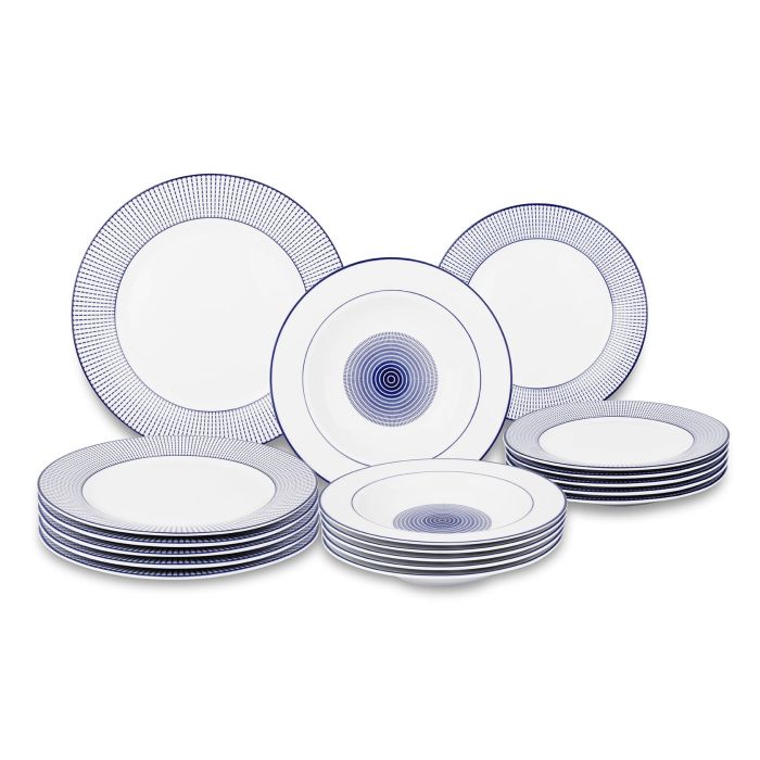 Santa Clara Vajilla Diana 18 Piezas Redonda (2 Unidades) 1