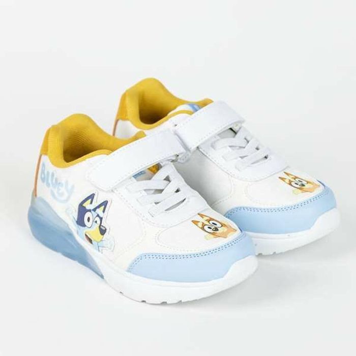 Cerdá T030 Calzado Deportivo Bluey con Luces y Suela TPR Antideslizante para Niños Blanca Talla 30, ideal a partir de 3 años 2