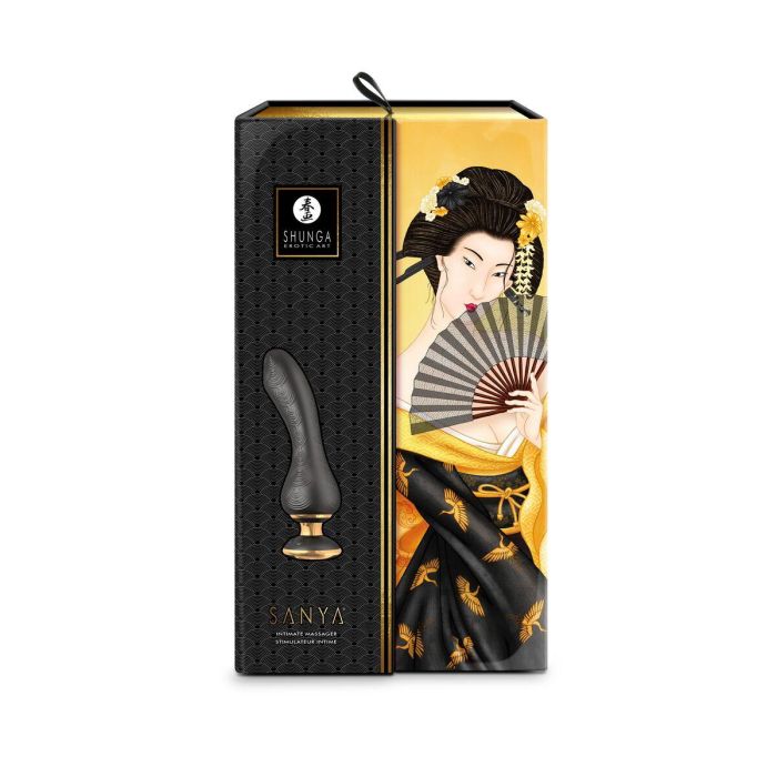 Vibrador Punto G Shunga Sanya Negro 1 Vibrador Punto G Shunga Sanya Negro 1