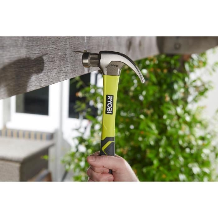 Martillo de orejas - RYOBI - Curva de fibra de vidrio 560g 2 Martillo de orejas - RYOBI - Curva de fibra de vidrio 560g 2