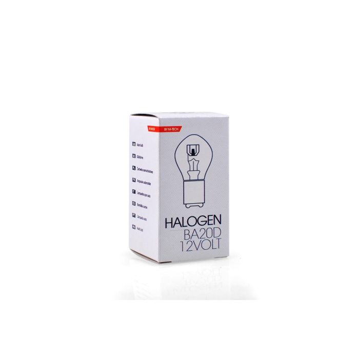 Lámpara M-Tech Ba20D 12 V 35-35 W Clear | 10 Unidades MTECZ49 2 Lámpara M-Tech Ba20D 12 V 35-35 W Clear | 10 Unidades MTECZ49 2