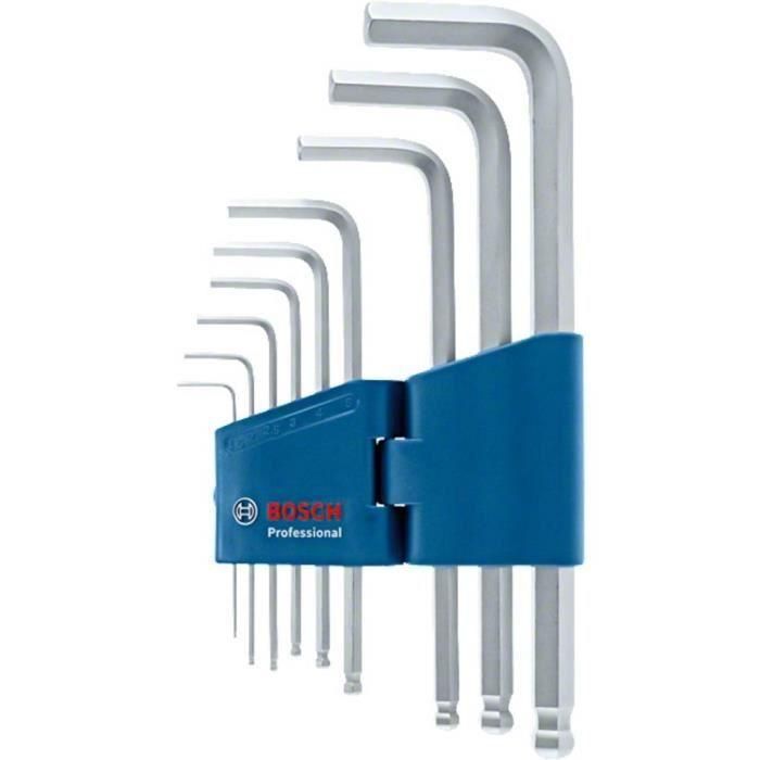 Bosch Professional BOS4059952512525 Juego de 9 llaves macho para tornillos con hexágono interior 1 Bosch Professional BOS4059952512525 Juego de 9 llaves macho para tornillos con hexágono interior 1