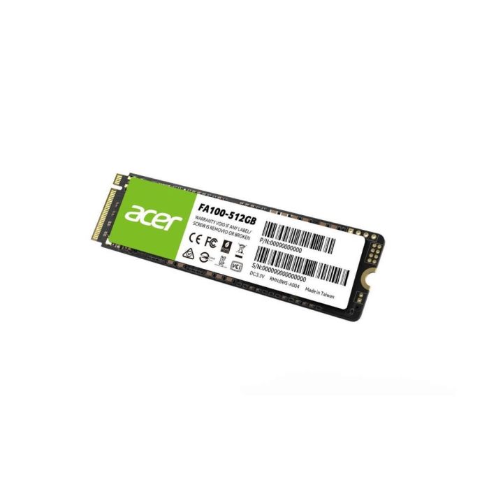 Acer FA100 Disco Duro Sólido SSD M.2 512GB PCIe Gen3 x4 NVMe 1.4 1