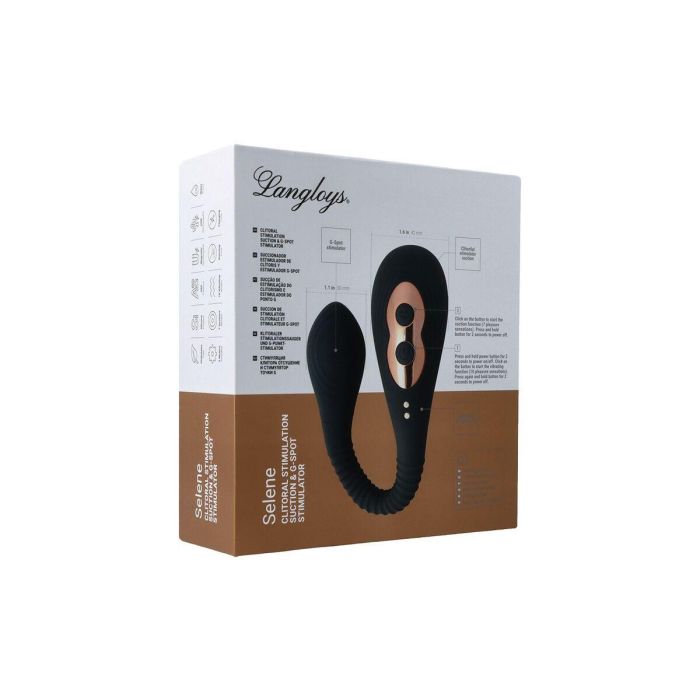 Succionador de Clítoris Langloys SELENE  Negro 2