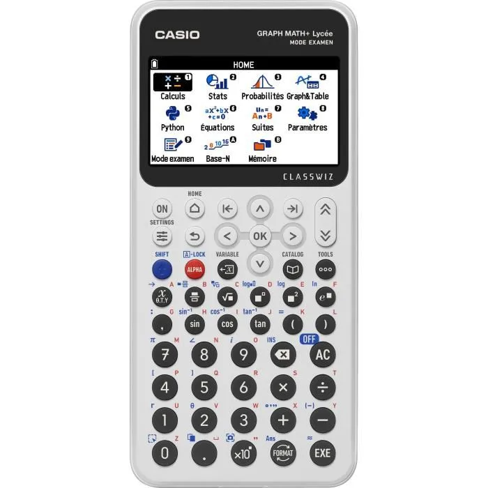Casio CAS1715043665328 Calculadora Gráfica Escuela Secundaria Math+ Blanca 0 Casio CAS1715043665328 Calculadora Gráfica Escuela Secundaria Math+ Blanca 0