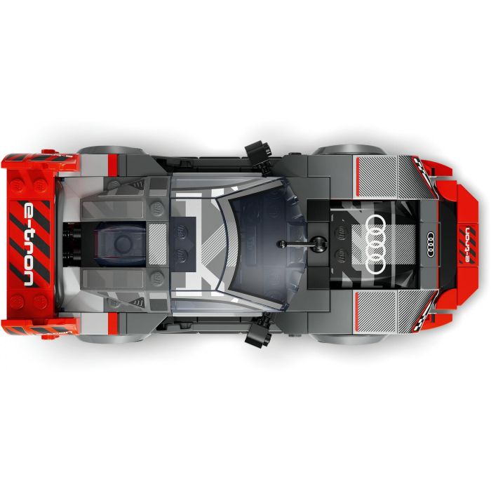 LEGO 76921 Coche de Carreras Audi S1 e-tron quattro Speed Champions, réplica 2022. Incluye minifigura y techo desmontable. Para +9 años. 4 LEGO 76921 Coche de Carreras Audi S1 e-tron quattro Speed Champions, réplica 2022. Incluye minifigura y techo desmontable. Para +9 años. 4