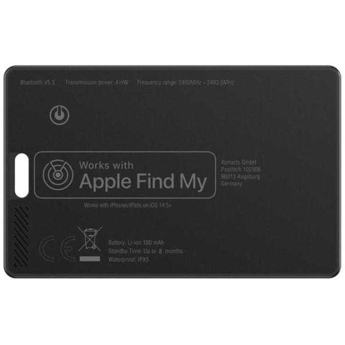 4smarts SkyTag Card ReCharge - Localizador GPS Bluetooth Recargable, Rastreador de Objetos Delgado para Cartera/Mochila 1 4smarts SkyTag Card ReCharge - Localizador GPS Bluetooth Recargable, Rastreador de Objetos Delgado para Cartera/Mochila 1