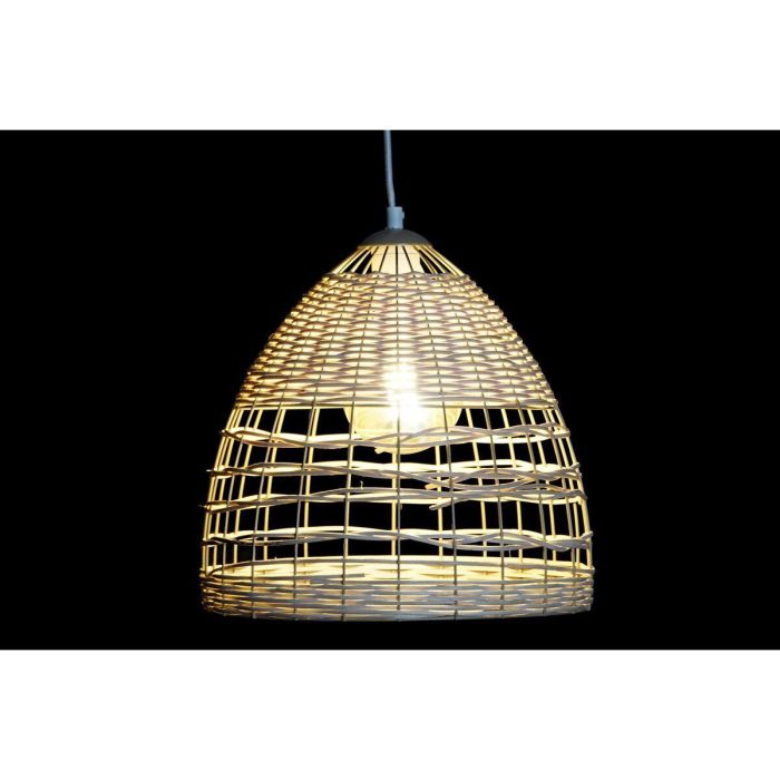 Lampara Techo Urban DKD Home Decor Marron Claro Blanco 30 x 30 x 30 cm 1 Lampara Techo Urban DKD Home Decor Marron Claro Blanco 30 x 30 x 30 cm 1