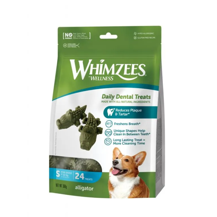 Whimzees Bag Alligator S 24 Unidades