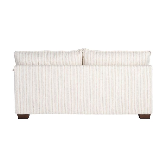Sofá 2 Plazas Rayas Crema Tejido 178 X 101 X 71 cm