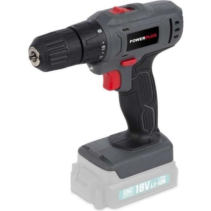 POWER PLUS POWEB1510 Batería de taladro de destornillador de iones de litio de 18 V no incluida POWER PLUS POWEB1510 Batería de taladro de destornillador de iones de litio de 18 V no incluida