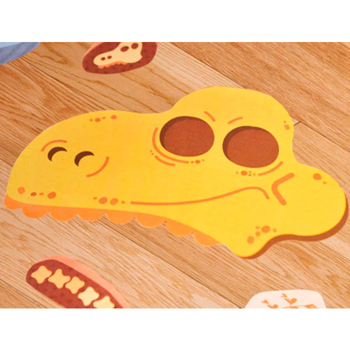 Mideer Juego Didactico de Rayuela Dinosaurio con 64 Adhesivos Removibles para Suelo 2