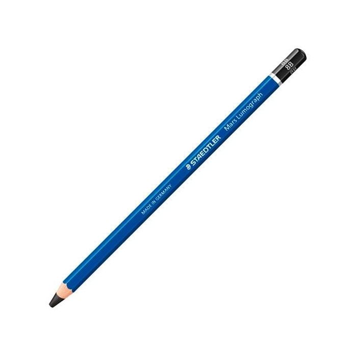 Staedtler Lápiz De Grafito Mars Lumograph 100 8B Caja 12 Ud