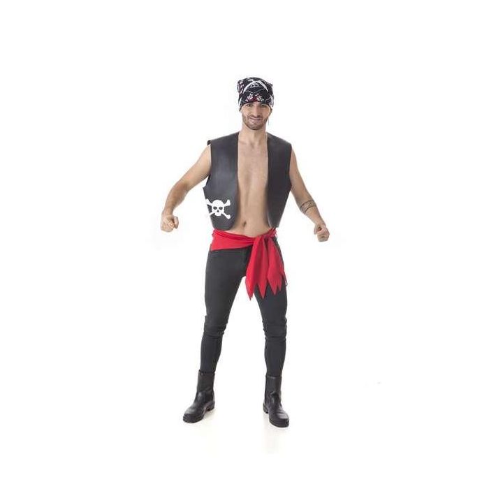 Disfraz adulto pirata chaleco-pañuelo talla l talla l 2 Disfraz adulto pirata chaleco-pañuelo talla l talla l 2