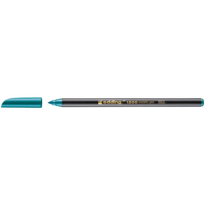 Edding Rotulador 1200 Punta Fina Verde Metálico (Set de 10) (Set de 10) 1