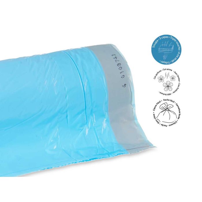 Bolsa Basura Autocierre Perfumada 30L 20Uds Azul Arte Regal 5X16CM (15 Unidades) 3 Bolsa Basura Autocierre Perfumada 30L 20Uds Azul Arte Regal 5X16CM (15 Unidades) 3