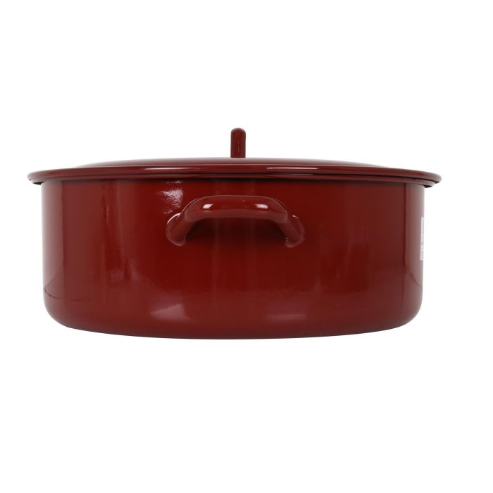 Cacerola Esmaltada con Tapa 32 cm - 10L Teja - La Estrella (4 Unidades) 2 Cacerola Esmaltada con Tapa 32 cm - 10L Teja - La Estrella (4 Unidades) 2